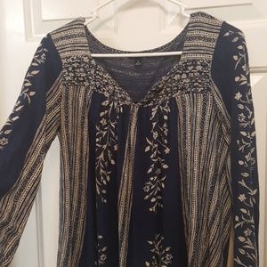 Lucky Brand boho peasant top
